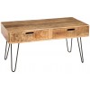 Table basse Scorpion 100cm mangue