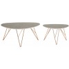 Table basse Kidney set de 2 béton