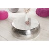 Table basse Orient 80cm silver