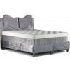 Lit boxspring avec coffre rangement matelas complete gold ETOY