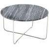 Table basse Noble marbre gris argent