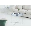 Table basse Marrakech argent