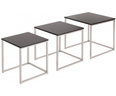 Table basse New Elements set de 3 noir