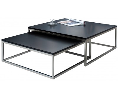 Table basse New Elements set de 2 noir