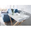 Table basse Scandinavia avec 2 plateaux blanc