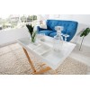 Table basse Scandinavia avec 2 plateaux blanc