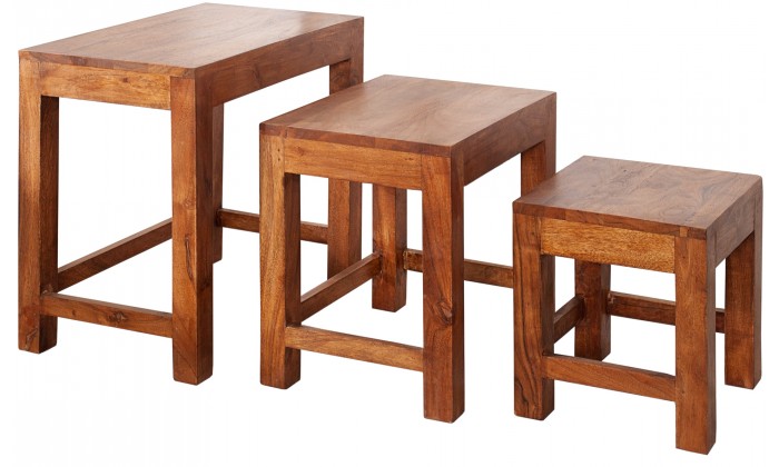 Table basse Monsoon set de 3