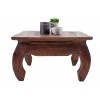 Table basse Opium 60cm acajou aspect minable