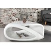 Table basse OrganicLiving 80cm blanc