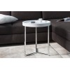 Table basse Modular 40cm blanc argent