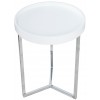 Table basse Modular 40cm blanc argent