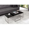 Table basse Elements, lot de 2, noir