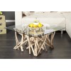 Table basse Bois flotté naturel 80cm