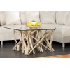 Table basse Bois flotté naturel 80cm