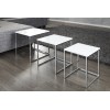 Table basse New Elements set de 3 blanc