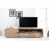 Meuble TV Wotan 170cm acacia teck gris