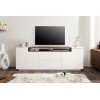 Meuble TV Loft 180cm noyer blanc