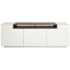 Meuble TV Loft 180cm noyer blanc