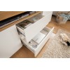 Meuble TV Loft 180cm chêne blanc