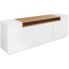 Meuble TV Loft 180cm chêne blanc