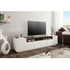 Meuble TV Loft 180cm noyer blanc