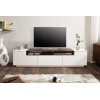 Meuble TV Loft 180cm noyer blanc