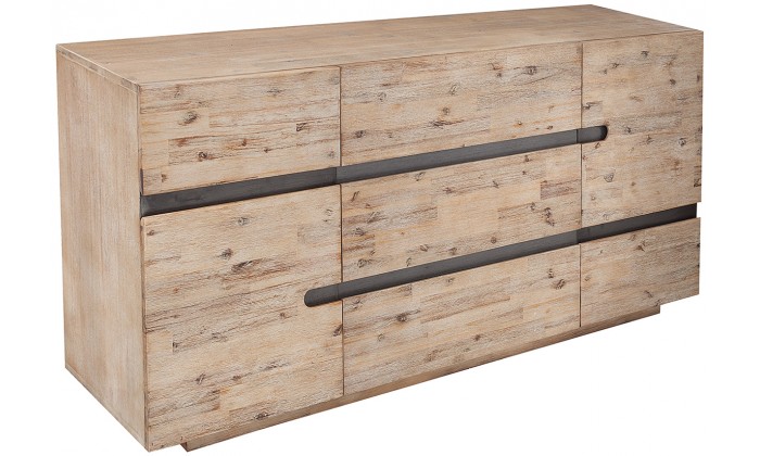 Buffet Wotan 170cm acacia teck gris