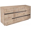 Buffet Wotan 170cm acacia teck gris