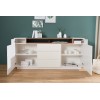 Buffet Loft 180cm blanc noyer