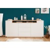 Buffet Loft 180cm chêne blanc