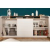 Buffet Loft 180cm chêne blanc