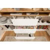 Buffet Loft 180cm chêne blanc