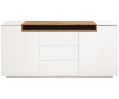 Buffet Loft 180cm chêne blanc