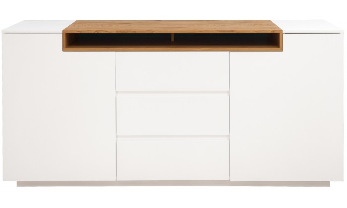 Buffet Loft 180cm chêne blanc