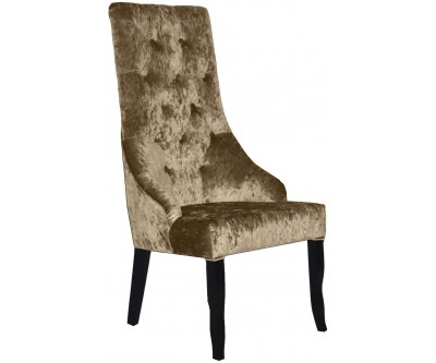 Chaises de salle à manger design chesterfield gold RELAXDAYXXL