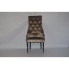 Chaises de salle à manger design chesterfield gold RELAXDAYXXL