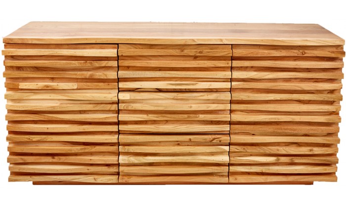 Buffet Relief 160cm acacia