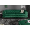 Canapé baroque moderne 240cm or vert