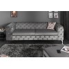 Canapé baroque moderne 240cm gris