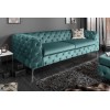 Canapé baroque moderne 240cm aqua