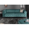 Canapé baroque moderne 240cm aqua