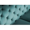 Canapé baroque moderne 240cm aqua