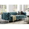 Canapé baroque moderne 240cm aqua