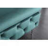 Pouf baroque aqua moderne