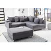 Pouf pour canapé d'angle Loft gris