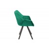 Chaise de salle à manger design vert velours COMFORTI