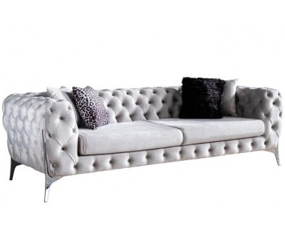 Canapé chesterfield velour design luxury collection modulable RICHARD