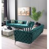 Canapé chesterfield velour design luxury collection modulable RICHARD