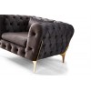 Canapé chesterfield velour design luxury collection modulable RICHARD