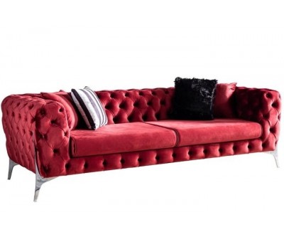 Canapé chesterfield velour design luxury collection modulable RICHARD